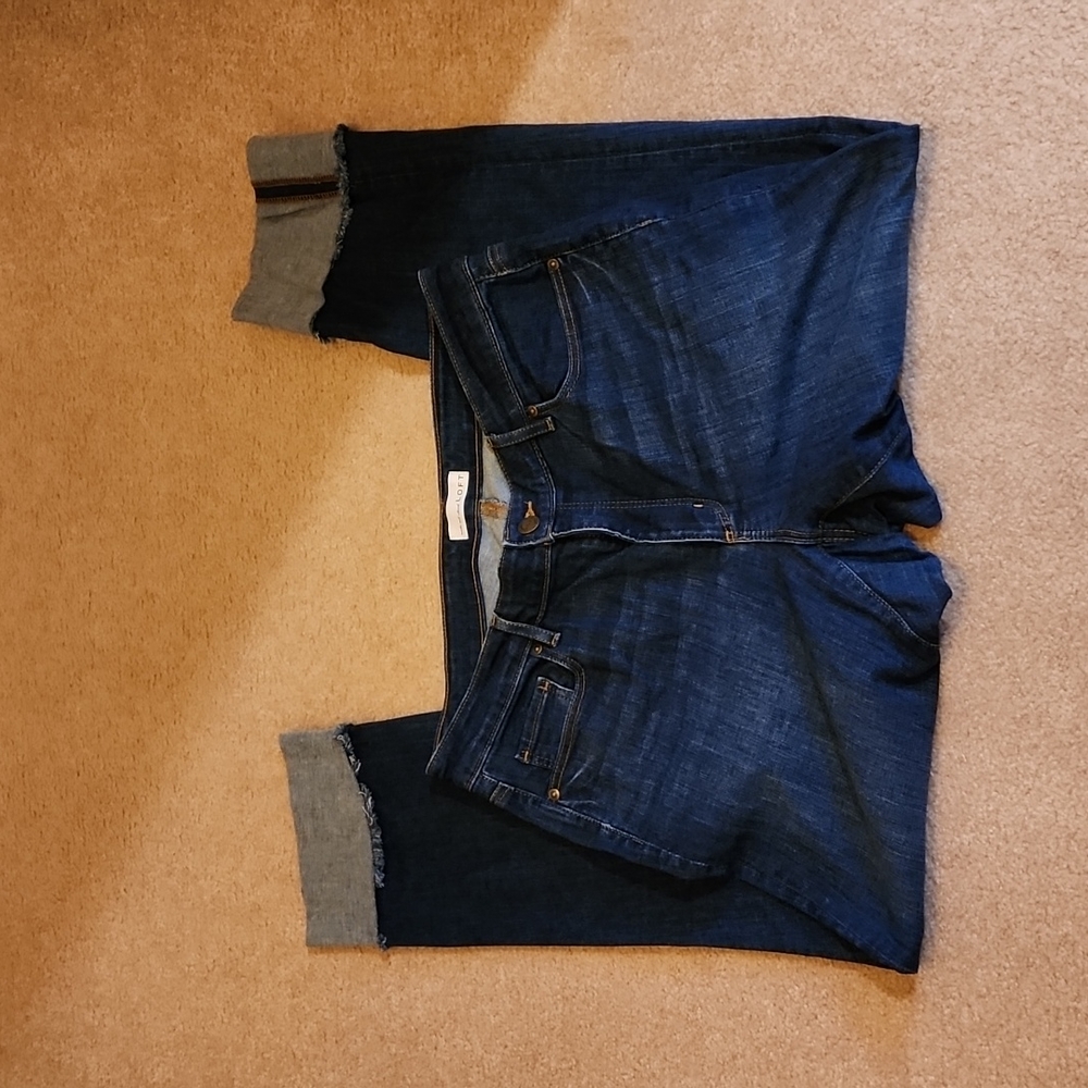 Loft Jeans with stitched cuff